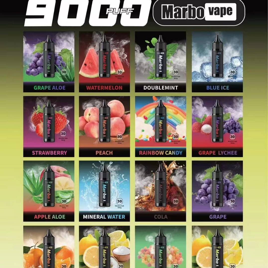 Marbo Bau9000 Puff｜拋棄式大容量電子煙 東南亞爆款之選